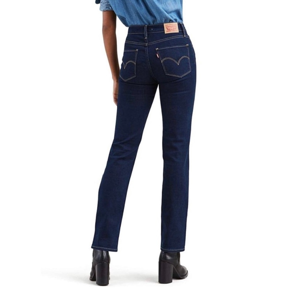 Levi’s High Rise Straight Leg Crop Jeans 724